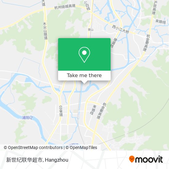 新世纪联华超市 map
