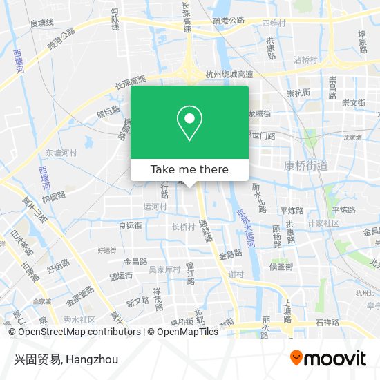 兴固贸易 map