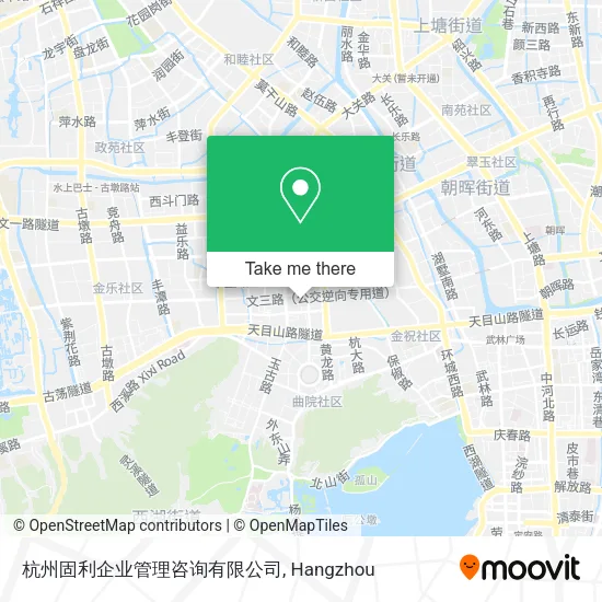杭州固利企业管理咨询有限公司 map