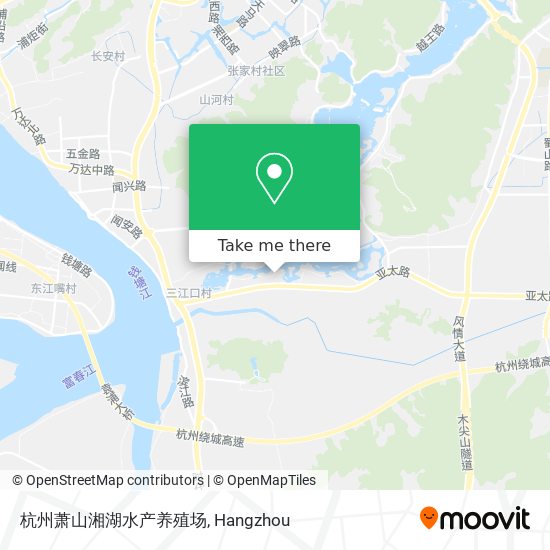 杭州萧山湘湖水产养殖场 map