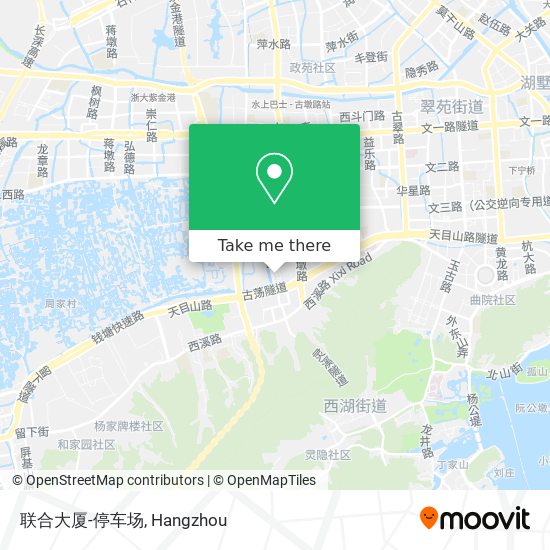 联合大厦-停车场 map