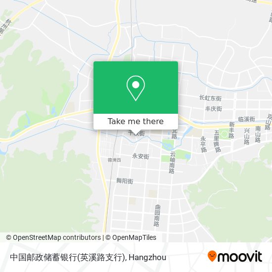 中国邮政储蓄银行(英溪路支行) map