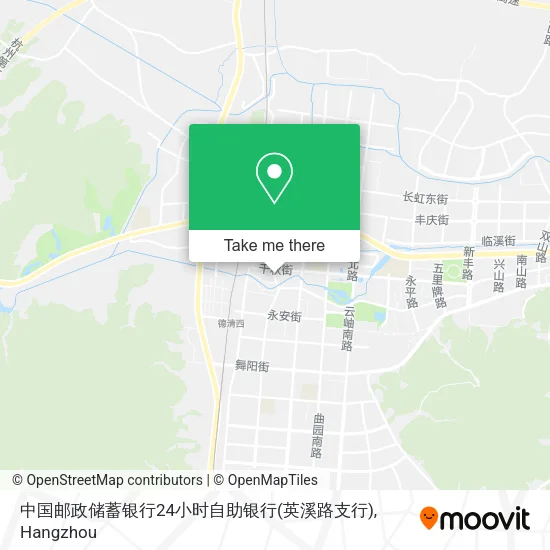 中国邮政储蓄银行24小时自助银行(英溪路支行) map