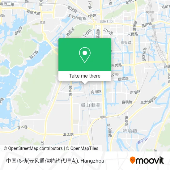 中国移动(云风通信特约代理点) map