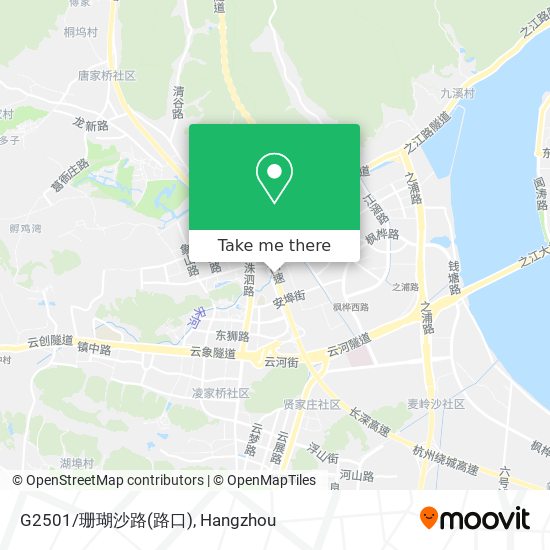 G2501/珊瑚沙路(路口) map