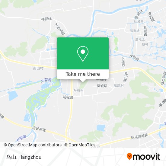乌山 map