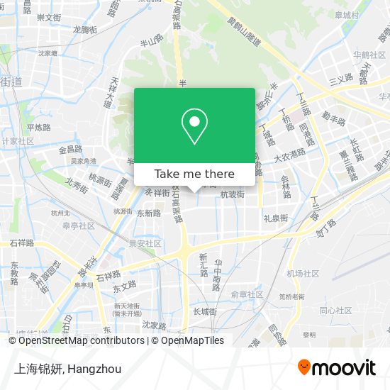 上海锦妍 map