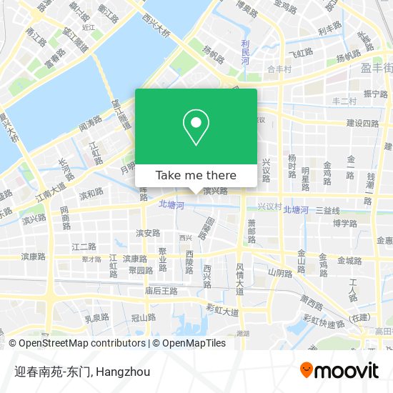 迎春南苑-东门 map