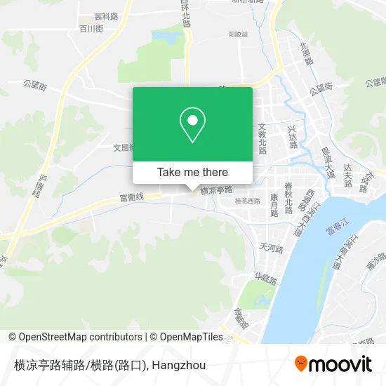 横凉亭路辅路/横路(路口) map