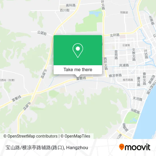 宝山路/横凉亭路辅路(路口) map