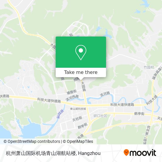 杭州萧山国际机场青山湖航站楼 map