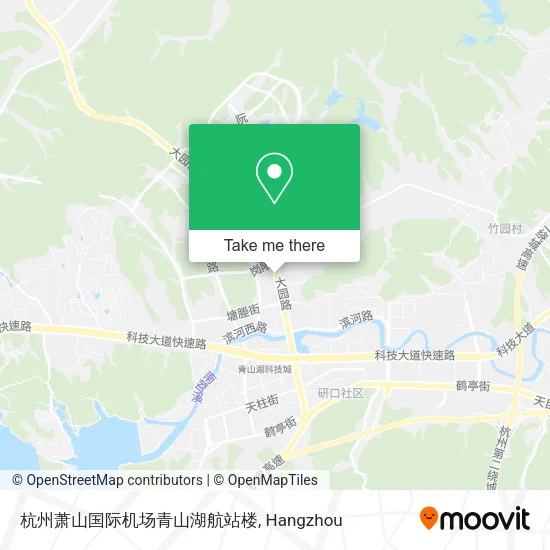 杭州萧山国际机场青山湖航站楼 map