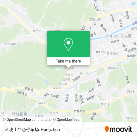 玲珑山生态停车场 map