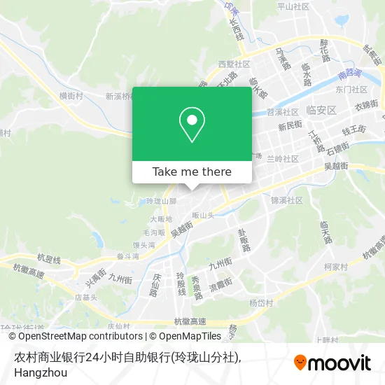 农村商业银行24小时自助银行(玲珑山分社) map