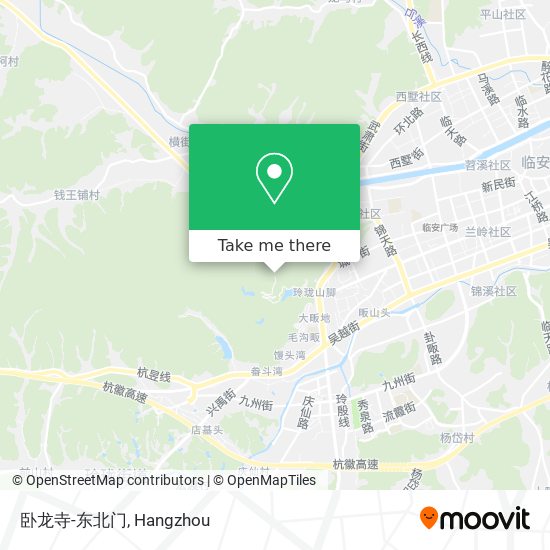 卧龙寺-东北门 map