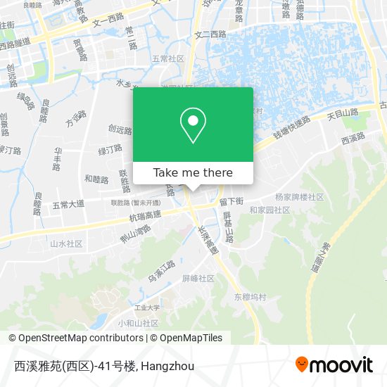 西溪雅苑(西区)-41号楼 map