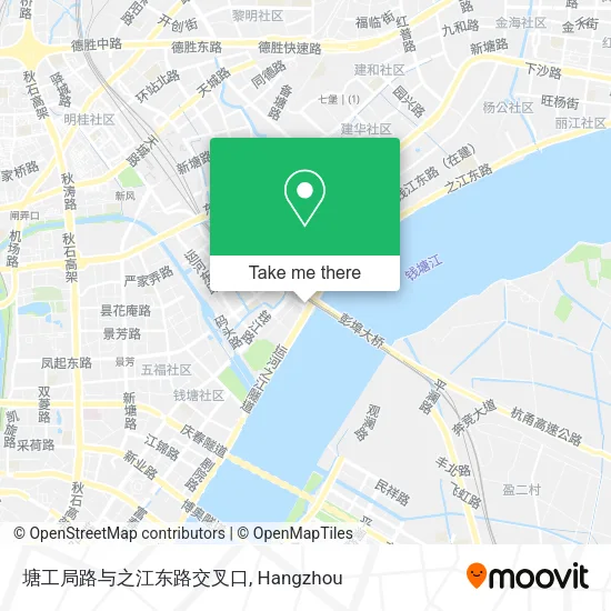 塘工局路与之江东路交叉口 map