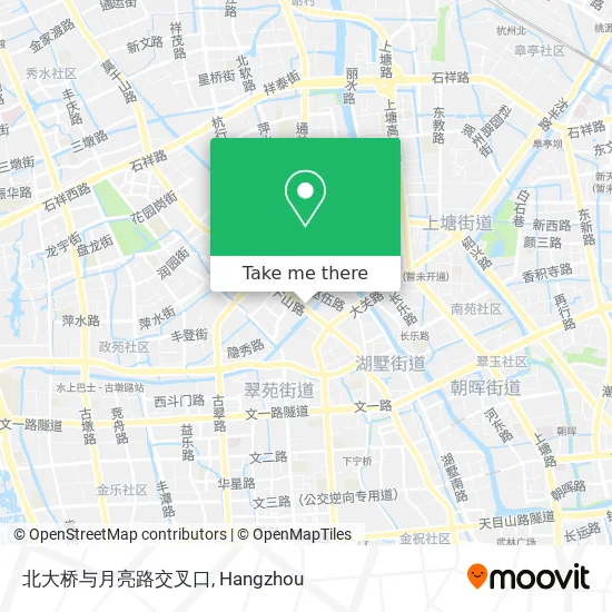 北大桥与月亮路交叉口 map