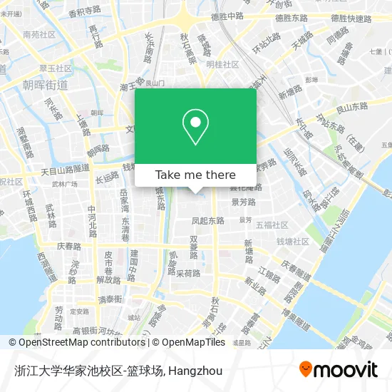 浙江大学华家池校区-篮球场 map