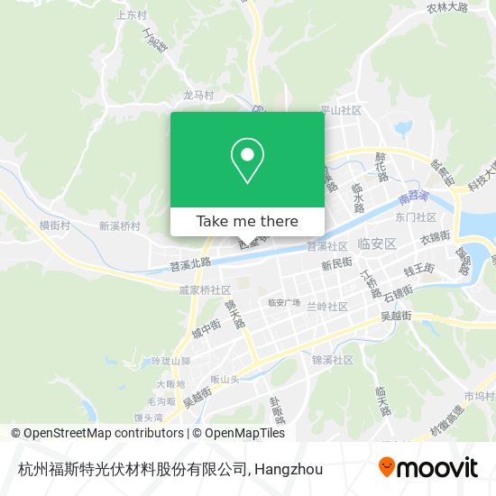 杭州福斯特光伏材料股份有限公司 map