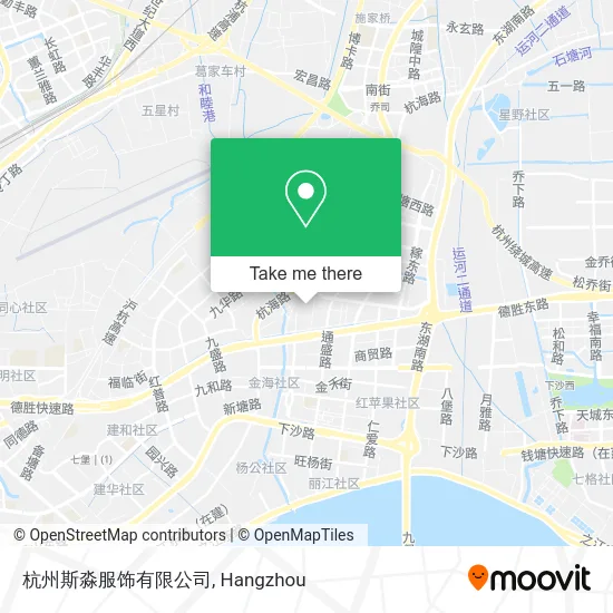杭州斯淼服饰有限公司 map