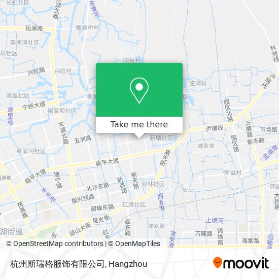 杭州斯瑞格服饰有限公司 map