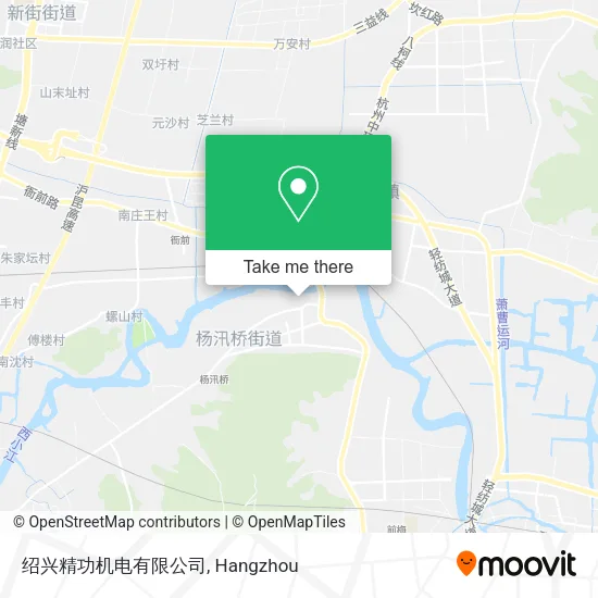 绍兴精功机电有限公司 map