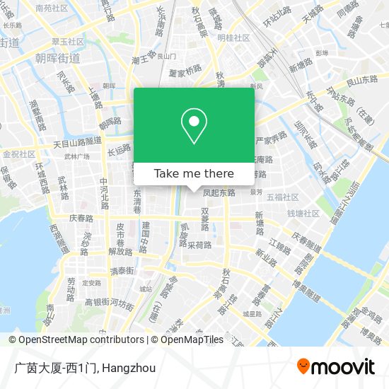 广茵大厦-西1门 map
