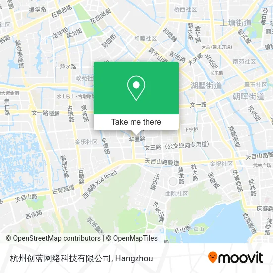 杭州创蓝网络科技有限公司 map