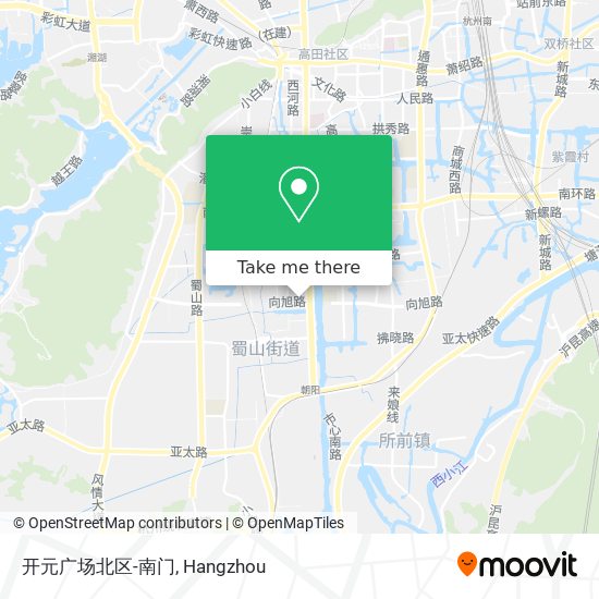 开元广场北区-南门 map