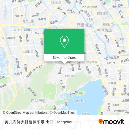 黄龙海鲜大排档停车场-出口 map