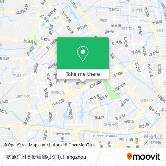 杭师院附高新疆部(北门) map