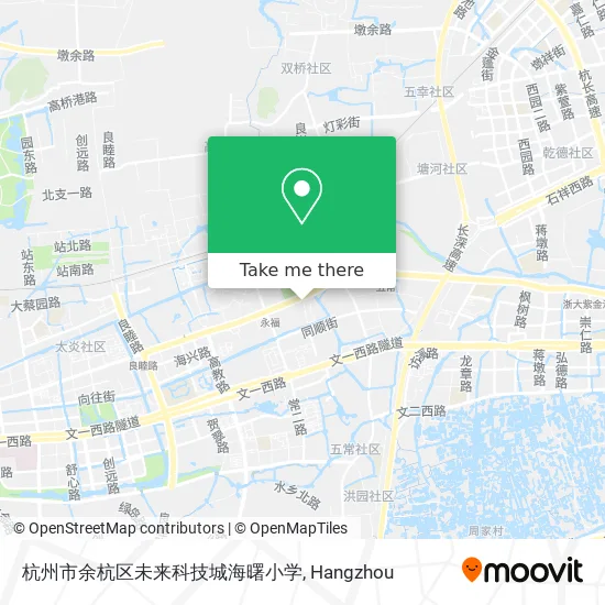 杭州市余杭区未来科技城海曙小学 map