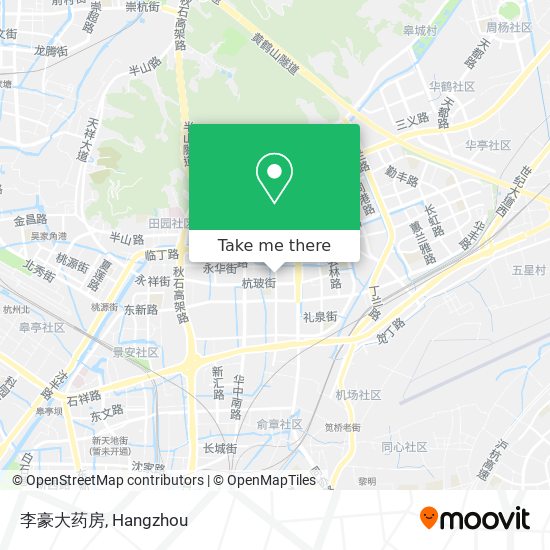 李豪大药房 map