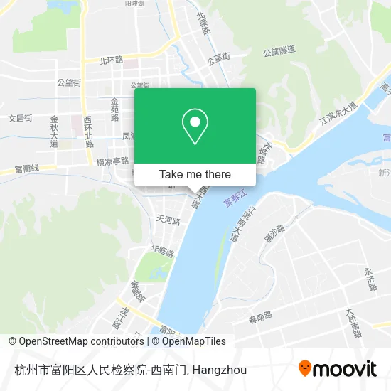 杭州市富阳区人民检察院-西南门 map