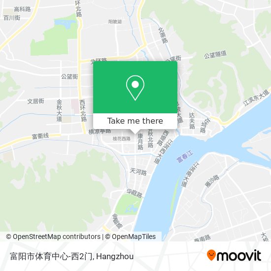 富阳市体育中心-西2门 map