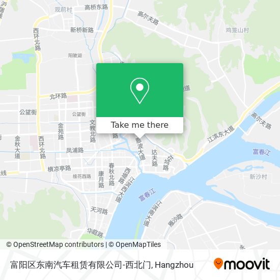 富阳区东南汽车租赁有限公司-西北门 map