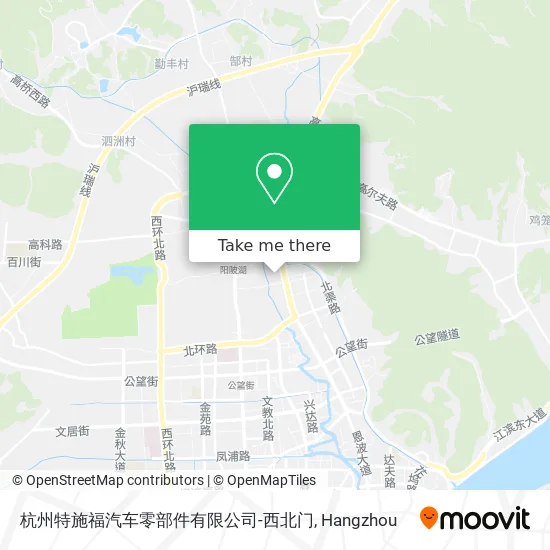 杭州特施福汽车零部件有限公司-西北门 map