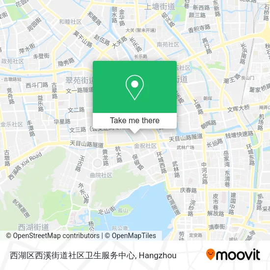 西湖区西溪街道社区卫生服务中心 map