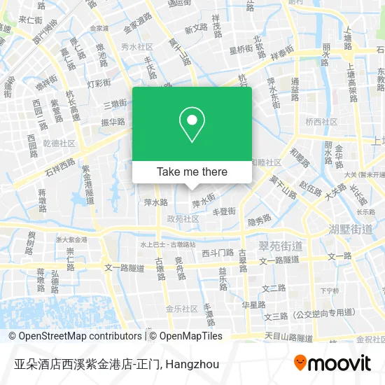 亚朵酒店西溪紫金港店-正门 map