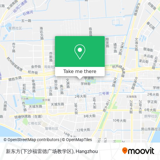 新东方(下沙福雷德广场教学区) map