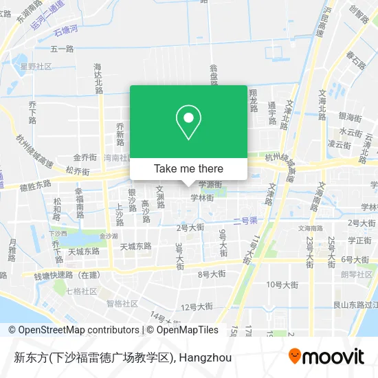 新东方(下沙福雷德广场教学区) map