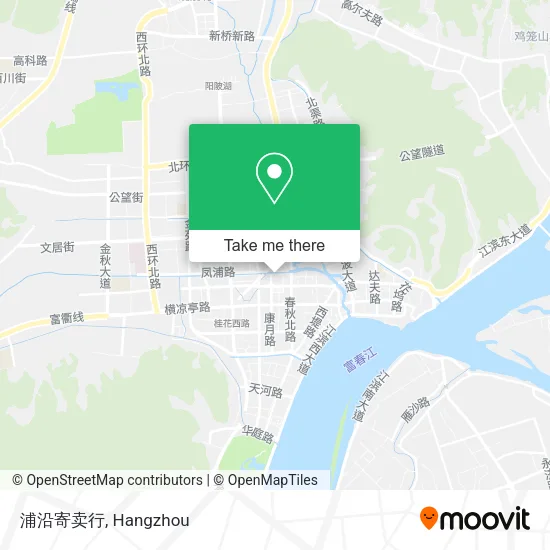 浦沿寄卖行 map