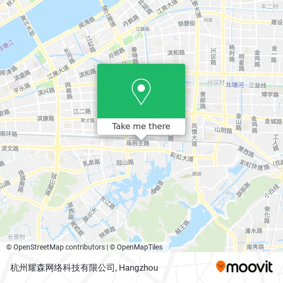 杭州耀森网络科技有限公司 map