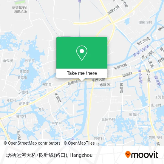 塘栖运河大桥/良塘线(路口) map