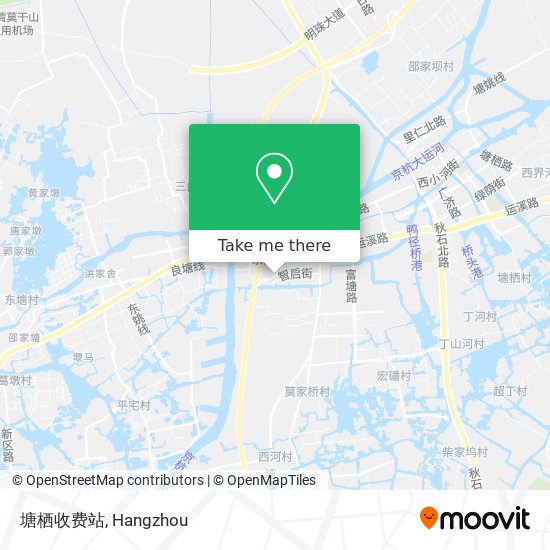 塘栖收费站 map