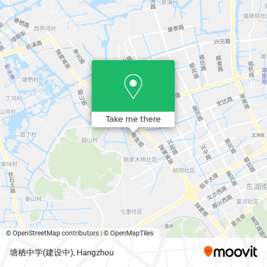 塘栖中学(建设中) map
