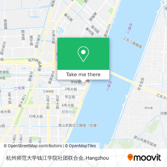 杭州师范大学钱江学院社团联合会 map