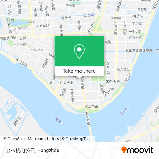 金株机电公司 map