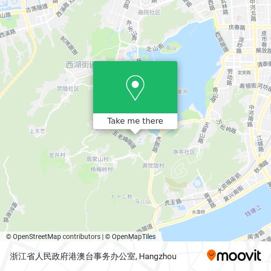 浙江省人民政府港澳台事务办公室 map